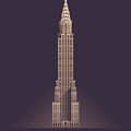 Chrysler Building - Vintage Dark