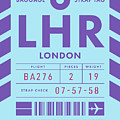 Baggage Tag D - LHR London England UK