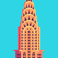 Chrysler Building - Cyan