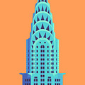 Chrysler Building - Orange