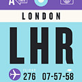 Luggage Tag A - LHR London England UK