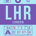 Luggage Tag B - LHR London England UK