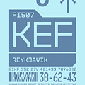 Luggage Tag C - KEF Reykjavik Iceland