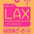 Luggage Tag C - LAX Los Angeles USA